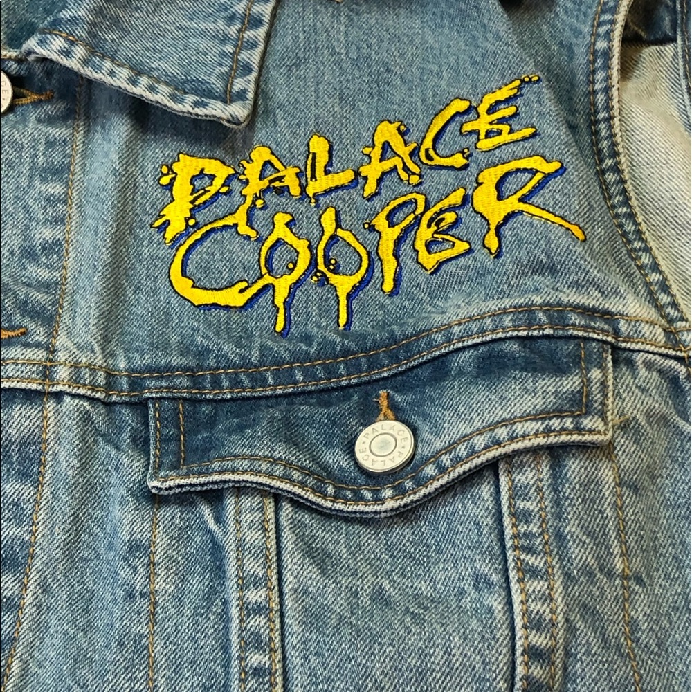 Palace X Alice Cooper XL High Quality Denim Vest - Picture 3 of 8